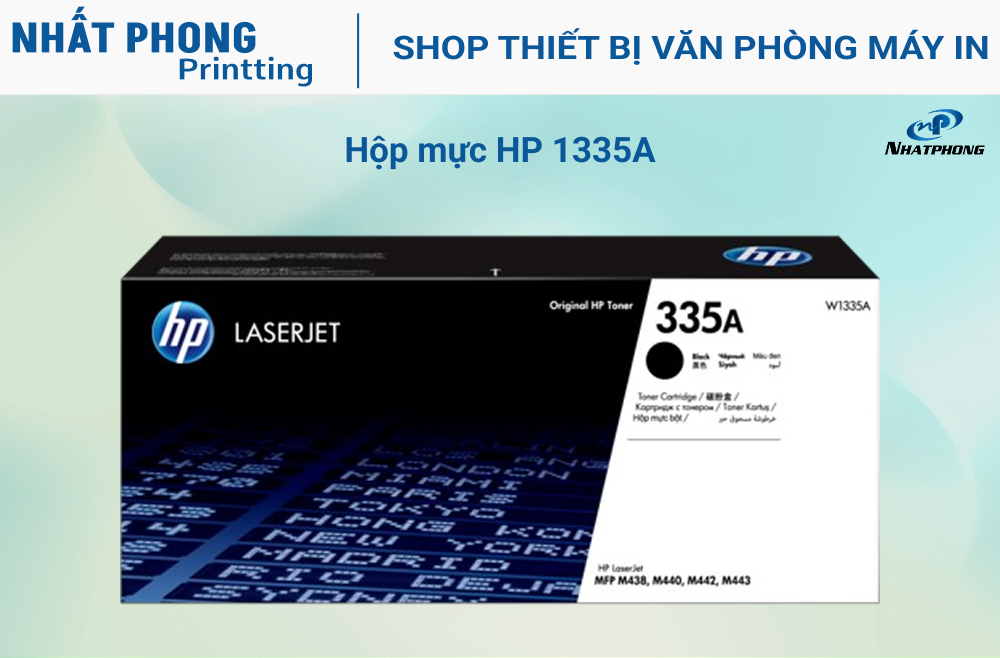 HP 335A Black Original LaserJet Toner Cartridge (W1335A)