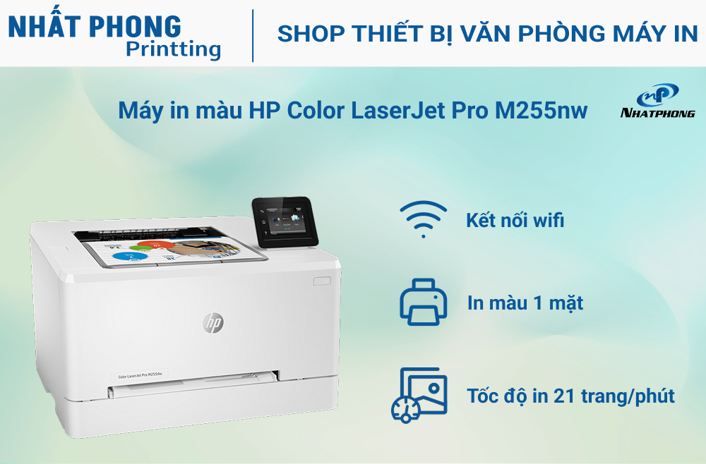 Máy in Laser màu HP Color LaserJet Pro M255nw (7KW63A)