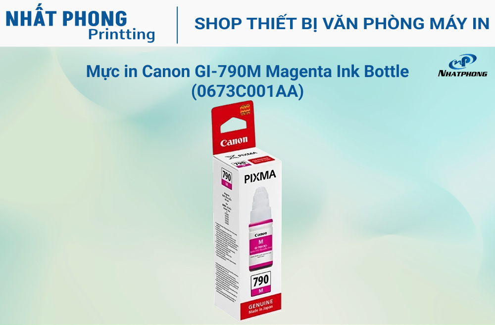 Mực in Canon GI-790M Magenta Ink Bottle (0673C001AA)