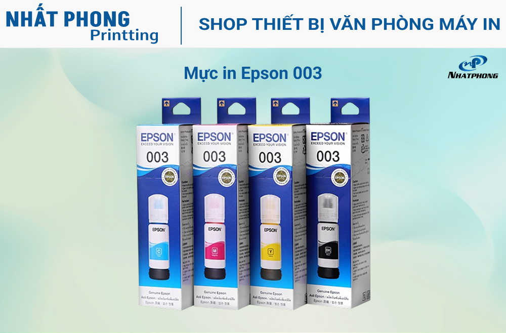 Mực in Epson 003 Yellow Ink Bottle (C13T00V400)