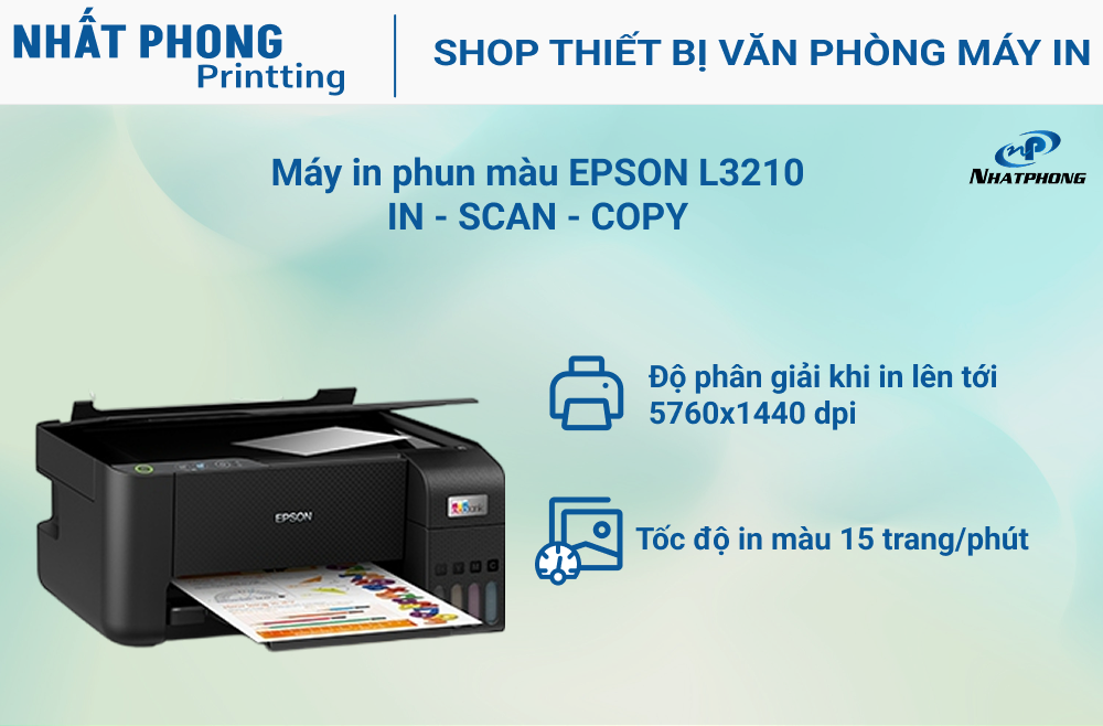 Máy in phun màu đa năng Epson L3210