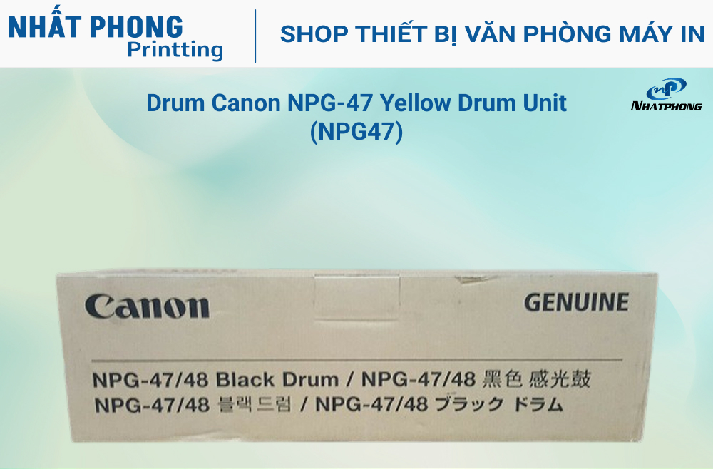 Drum máy photocopy Canon NPG-47/48 Yellow Drum Unit (NPG47)