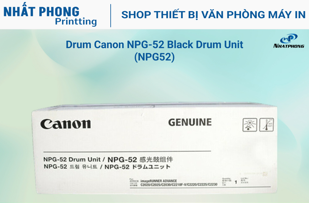 Drum máy photocopy Canon NPG-52 Black Drum Unit (NPG52)