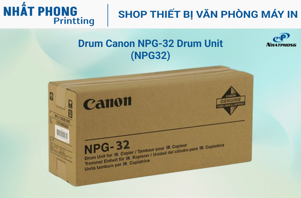 Drum máy photocopy Canon NPG-32 Black Drum Unit (NPG32)