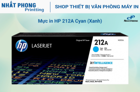 Mực in HP 212A màu xanh W2121A ( M554, M555 )