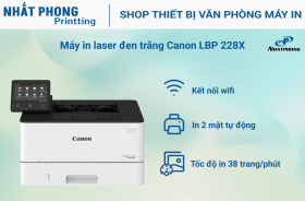 Máy in Laser trắng đen Canon LBP228x