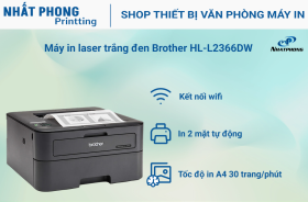 Máy in Laser trắng đen Brother HL-L2366DW