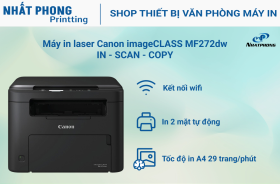 Máy in laser đen trắng đa chức năng Canon MF272dw