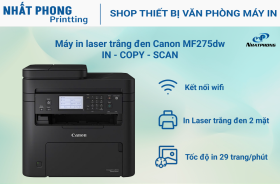 Máy in laser đen trắng đa chức năng Canon MF275dw