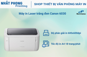 Máy in Laser trắng đen Canon LBP6030