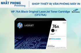Mực in HP 76A Black Original LaserJet Toner Cartridge (CF276A)