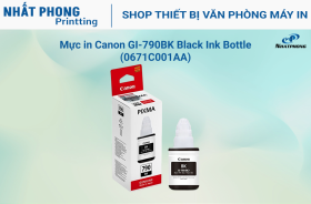 Mực in Canon GI-790BK Black Ink Bottle (0671C001AA)