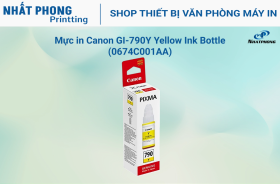 Mực in Canon GI-790Y Yellow Ink Bottle (0674C001AA)