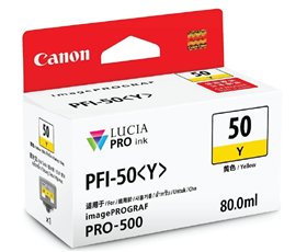 Mực in Canon PFI-50 Yellow Ink Tank (0537C001AA)