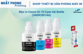 Mực in Canon GI-70 Cyan Ink Bottle (3409C001AA)