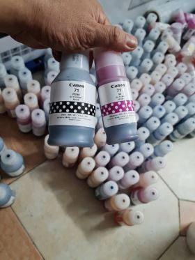 Mực in GI 71 Zin bóc máy(BK/ C/ M/ Y)_dùng cho máy in Canon G1020/ G2020/ G3020/ G3060 (Bộ)