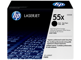 HP 55X High Yield Black Original LaserJet Toner Cartridge (CE255X)