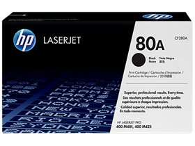 HP 80A Black Original LaserJet Toner Cartridge (CF280A)