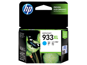 HP 933XL High Yield Cyan Original Ink Cartridge(CN054AA)
