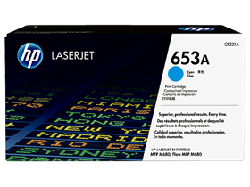 HP 653A Cyan Original LaserJet Toner Cartridge (CF321A)