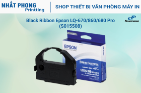 Black Ribbon Epson LQ-670/860/680 Pro (S015508)