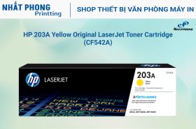 HP 203A Yellow Original LaserJet Toner Cartridge (CF542A)