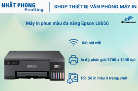 Máy in phun màu Epson EcoTank L8050